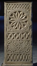 PEDESTAL VISIGODO DE PILA BAUTISMAL- S VII - MARMOL- RELIEVE CON FORMAS GEOMETRICAS
CORDOBA,