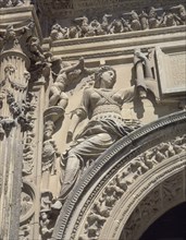 VANDELVIRA ANDRES 1509/75
ARCO SOBRE LA PUERTA-DETALLE
UBEDA, CAPILLA DEL SALVADOR
JAEN

This