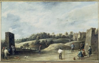 Teniers (the Younger), Crossbow Shooting