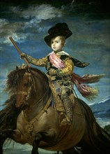 Vélasquez, Portrait équestre de Baltasar Carlos d'Espagne (détail)
