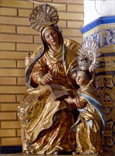 DUQUE CORNEJO PEDRO 1678/1757
SANTA ANA Y LA VIRGEN-ESCULTURA
VALVERDE DEL CAMINO, COLECCION