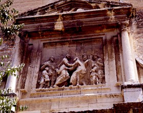 OCAMPO ANDRES
PORTADA PRINCIPAL RENACENTISTA-RELIEVE VISITACION
SEVILLA, IGLESIA DE SANTA