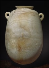 VASO DE ALABASTRO DE ALMUNECAR
GRANADA, MUSEO ARQUEOLOGICO/C CASTRIL
GRANADA