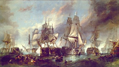 La bataille de Trafalgar