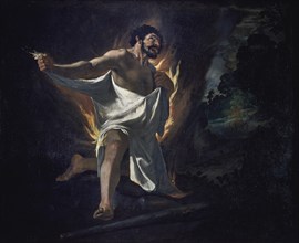 Zurbaran, Hercules Burnt by the Tunic of Centaur Nessus - Death of Hercules