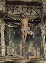 BALMASEDA JUAN
RETABLO MAYOR-REMATE-CALVARIO-DET-CRISTO
PALENCIA, CATEDRAL
PALENCIA

This
