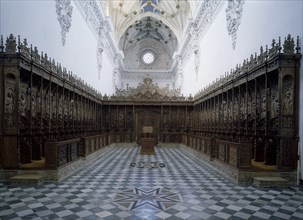 IGLESIA-CONJUNTO DE LA SILLERIA DEL CORO
JEREZ DE LA FRONTERA, CARTUJA
CADIZ