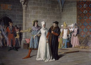 SERRET Y COMIN NICASIO
PRISION DE LA ULTIMA REINA DE MALLORCA - 1876 - 270x373 CMS
MADRID,