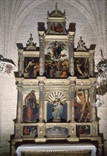 CAMPAÑA PEDRO 1503/80
RETABLO DE SAN JOSE (PINTURA SG XVI)
CARMONA, IGLESIA DE SANTA