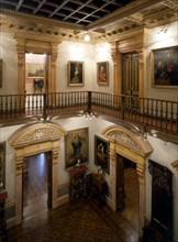 INTERIOR-EL HALL DESDE EL PRIMER PISO
MADRID, MUSEO LAZARO GALDIANO-INTERIOR
MADRID