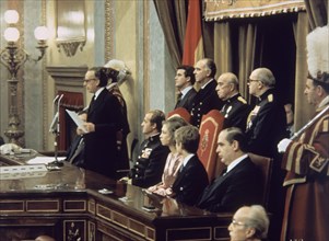 Speech of Hernandez Gil during the Spanish Constitution signature ceremony in 1978