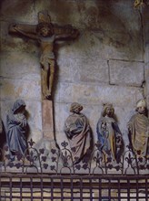 CLAUSTRO-SEPULCRO DE GARRO-DETALLE DE LOS SANTOS
PAMPLONA, CATEDRAL
NAVARRA

This image is not