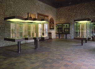 VISTA DE UNA DE LAS SALAS CON VITRINAS
GERONA, CATEDRAL-MUSEO
GERONA

This image is not