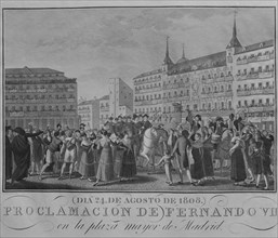24 AGOSTO 1808-PROCLAMACION DE FERNANDO VII-MADRID
MADRID, MUSEO MUNICIPAL
MADRID