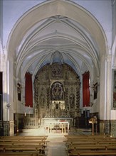 INTERIOR DE LA CAPILLA MAYOR-VISTA GENERAL
ALCALA DEL RIO, IGLESIA DE LA ASUNCION
SEVILLA