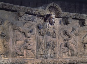 PORTADA ROMANICA S XII-DET PANTOCRATOR
RIPOLL, MONASTERIO DE SANTA MARIA
GERONA