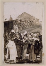 Goya, Une procession