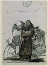 Goya, dessin (Cela fait déjà longtemps que nous sommes connus)