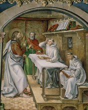 Berruguete, Apparition de Saint Pierre et Saint Paul