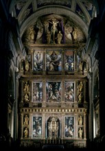 ZUCCARO/TIBALDI
INTERIOR DE LA BASILICA - RETABLO MAYOR DE 4 CUERPOS- REALIZADO ENTRE 1579 Y