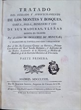 DUHAMEL MONCEAU
TRATADO PARA CUIDADO DE MONTES Y BOSQUES
MADRID, BIBLIOTECA NACIONAL