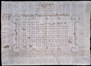 CAMPECHE-1663-PLANO PARA FORTIFICAR-MEXICO-MYP 61
SEVILLA, ARCHIVO INDIAS
SEVILLA