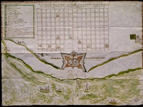 PLANO DE BUENOS AIRES Y SU FORTALEZA-1708
SEVILLA, ARCHIVO INDIAS
SEVILLA