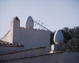 CASA DALI-DETALLE CHIMENEA Y ESCULTURAS DE HUEVOS
PORT LLIGAT, EXTERIOR
GERONA