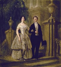 ESQUIVEL ANTONIO MARIA 1806/57
BOCETO-ISABEL II Y FRANCISCO DE ASIS RECIEN CASADOS
MADRID, MUSEO