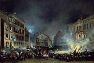 Lucas Velázquez, Episode de la Révolution de 1854