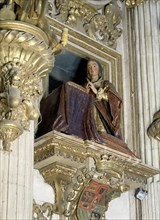 MENA PEDRO DE 1628/1688
CAPILLA MAYOR-ESCULTURA DE ISABEL I LA CATOLICA ORANTE
GRANADA,