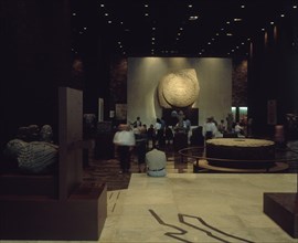 Room presenting the Mayan art