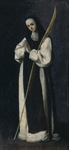 Zurbaran, Retable de Saint Jérôme - religieuse de l'ordre