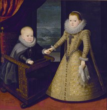Pantoja de la Cruz, Les Infants don Philippe IV et doña Anna