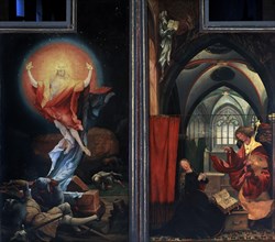 Grünewald, The Isenheim Altarpiece - Detail - The resurrection