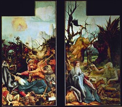 Grünewald, The Isenheim Altarpiece - Detail - The Temptation of Saint Anthony