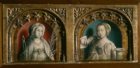 FLANDES JUAN DE 1465-1519
TABLA STAS APOLONIA Y M.MAGDALENA-PROC ANTIGUO RETABLO CAPIL
SALAMANCA,