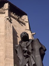 SERRANO PABLO 1910/85
DETALLE DE ESCULTURA DE MIGUEL DE UNAMUNO -
SALAMANCA,