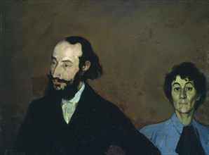 Ignacio Zuloaga (1870-1945)     'Charles Morice and his Wife', 1889, Oil on canvas, 70 x 90 cm.