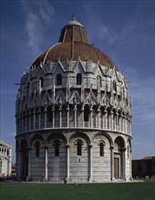 DIOTISALVI
EXTERIOR-(1153 a 1278)-ROMANICA CON ADIMENTOS GOTICOS POSTER
PISA,