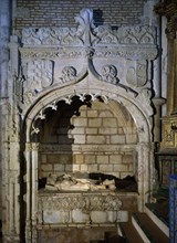 SEPULCRO DE PEDRO PORTOCARRERO-VIII SEÑOR DE MOGUER Y ESPOSA
MOGUER, CONVENTO DE SANTA