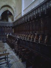 SILLERIA DEL CORO -
OÑA, MONASTERIO DE SAN SALVADOR
BURGOS