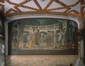 LA CIENCIA MUSICAL HACIA LA INSPIRACION-FRESCO-
BARCELONA, PALACIO DE LA MUSICA
BARCELONA

This