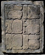 Panel of glyphs from Palenque