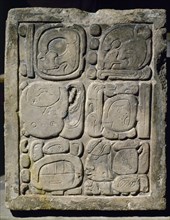 PANEL DE GLIFOS DE BLOCKS-PROCEDE DE PALENQUE-
MADRID, MUSEO DE AMERICA
MADRID