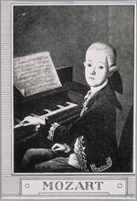 Portrait de Mozart enfant