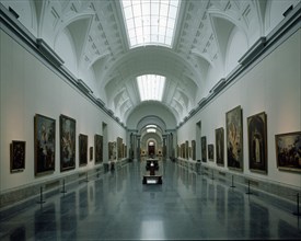VILLANUEVA JUAN DE 1739/1811
INTERIOR-VISTA DE GALERIA-
MADRID, MUSEO DEL