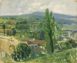 LLORENS FRANCISCO 1874-1948
VISTA DE PAJARO-1920/30-36X46 CM-
MADRID, COLECCION