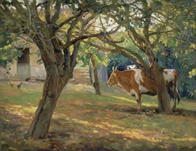 LLORENS FRANCISCO 1874-1948
LA HUERTA DEL SEÑOR JUAN-1930/36-70,5X90 CM-
MADRID, COLECCION