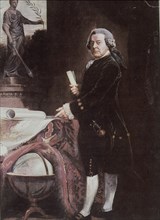 GRABADO-JOHN ADAMS-1735-1826-POLITICO NORTEAMERICANO-